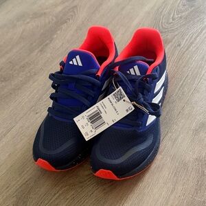 adidas Kids Navy & neon Athletic Sneakers
